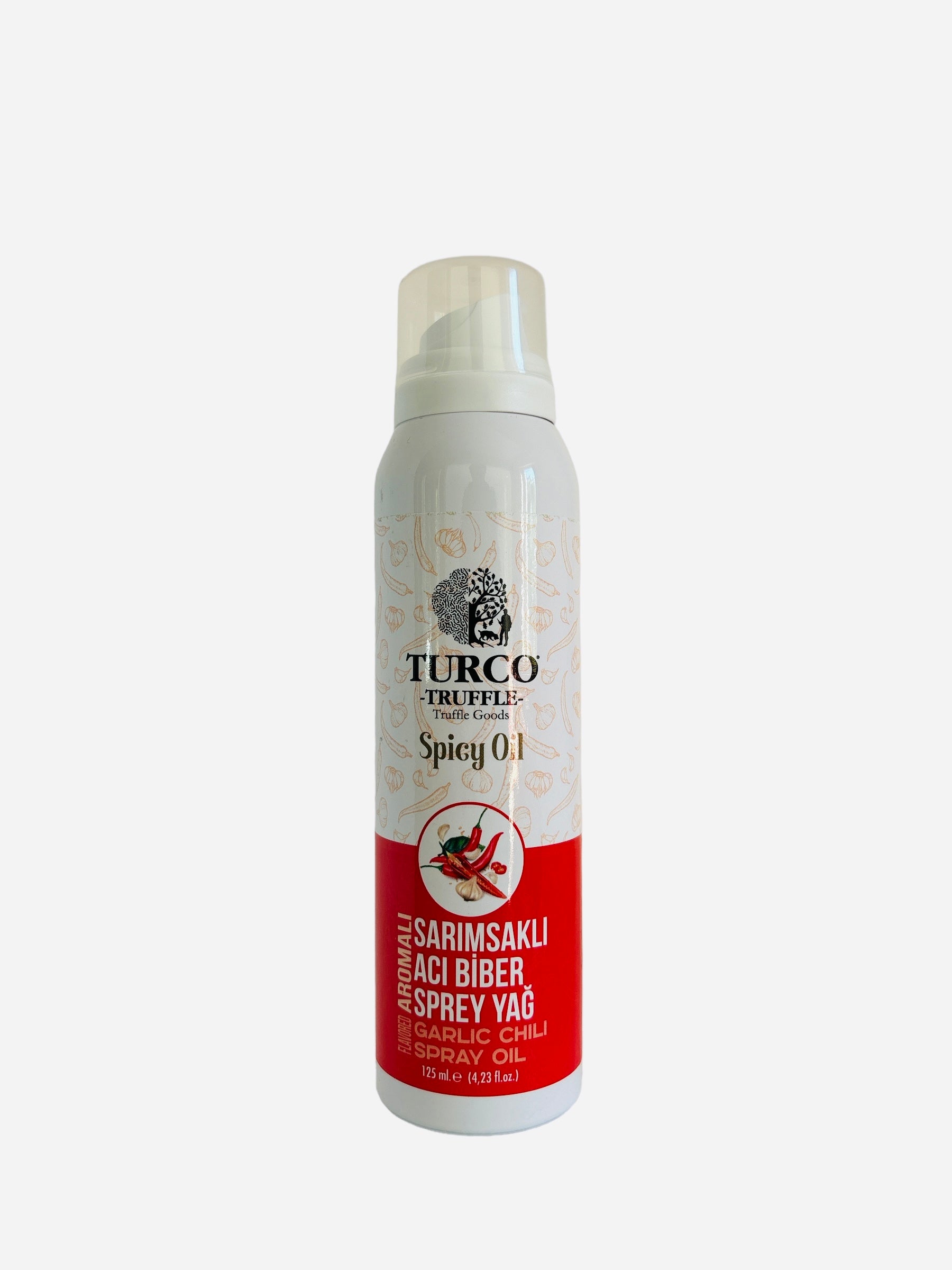 SARIMSAKLI ACI BİBER SPREY YAĞ 125 ML